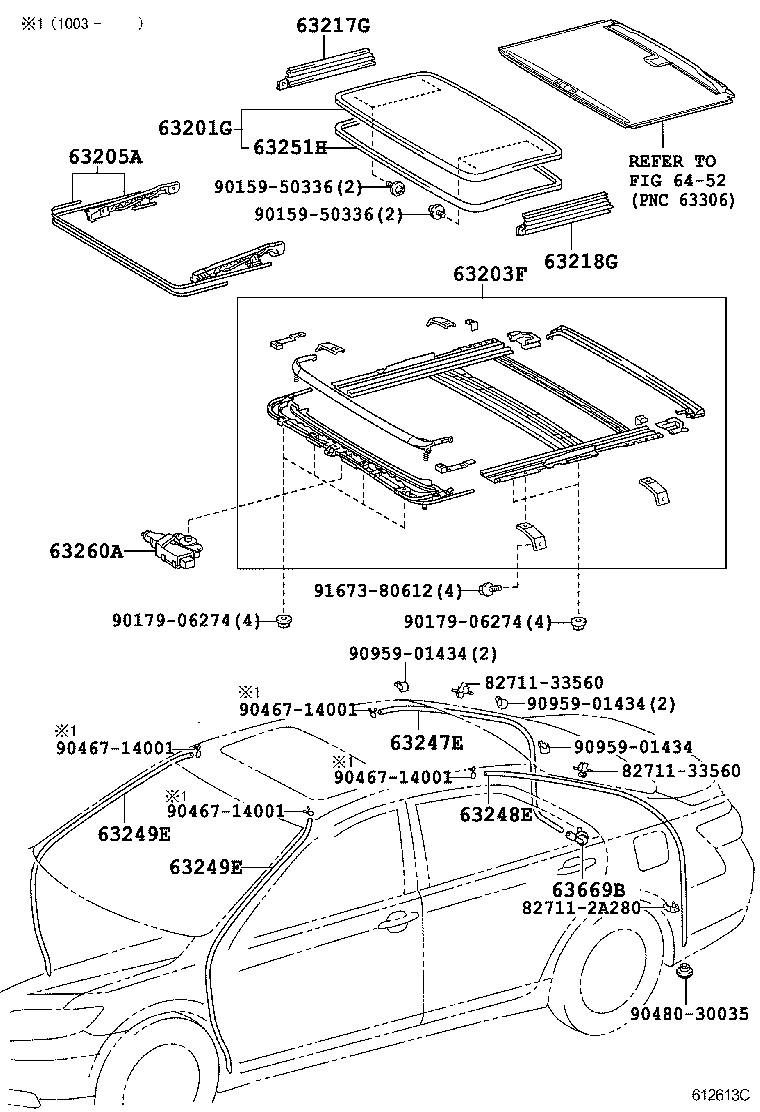 63111-06360 PANEL, ROOF product image