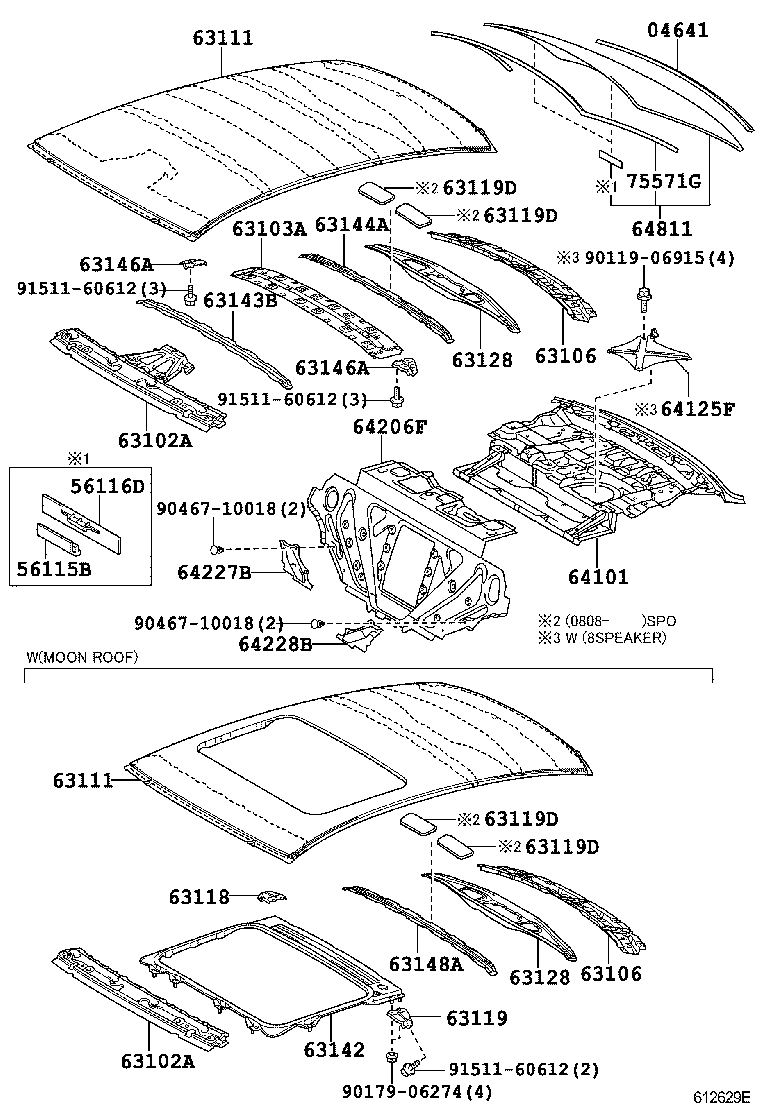 64801-53010 GLASS, BACK WINDOW product image