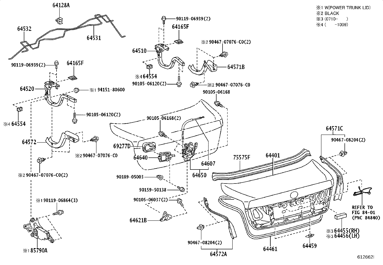 Toyota 64401-50290 PANEL SUB-ASSY, LUGGAGE COMPARTMENT DOOR