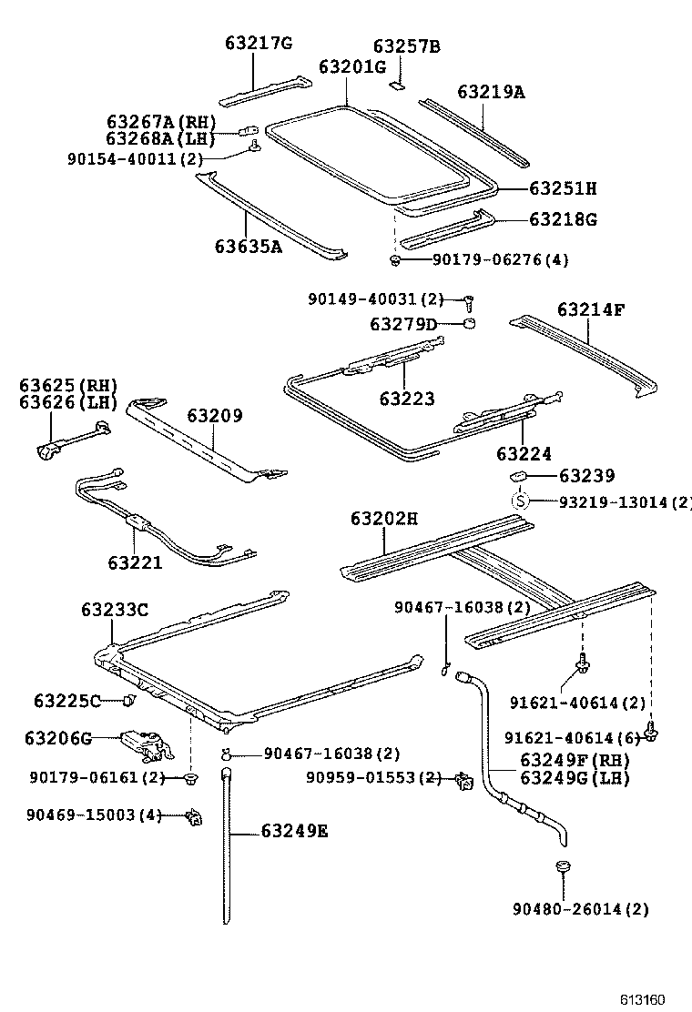 63111-60441 PANEL, ROOF product image