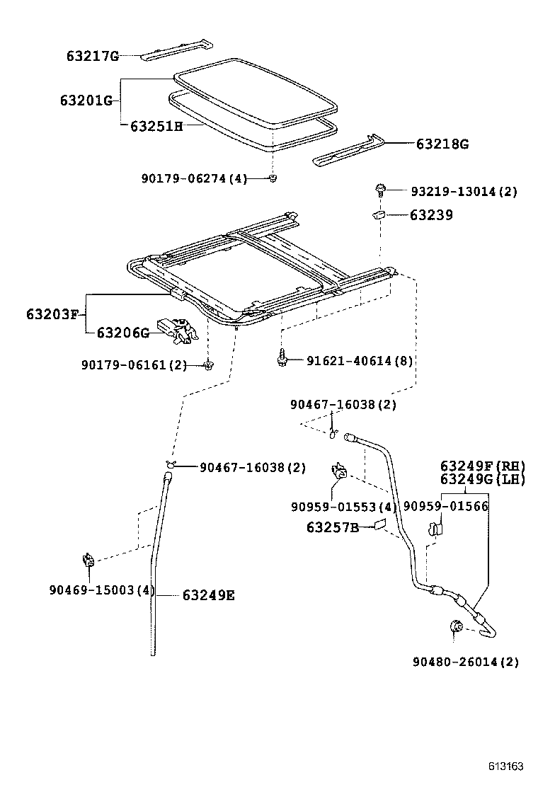 63111-60431 PANEL, ROOF product image