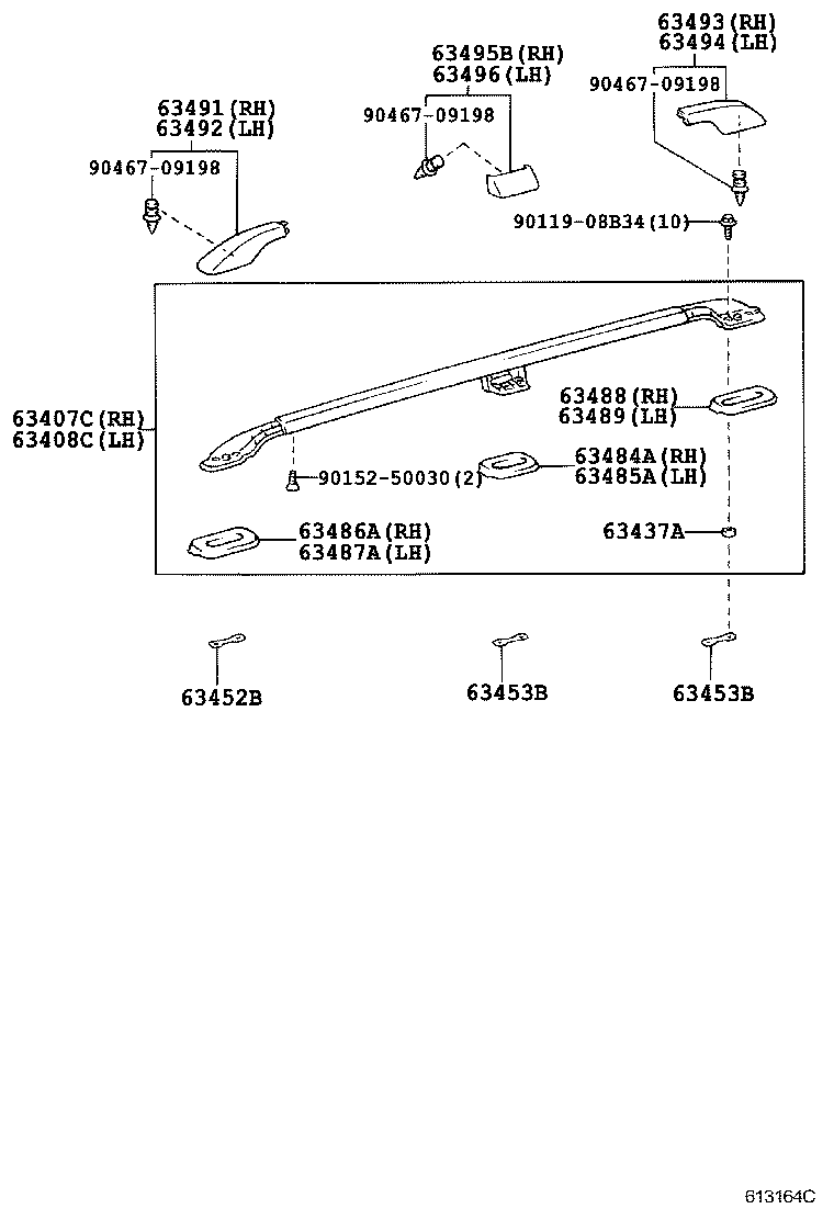 63204-60040 GLASS SUB-ASSY, SLIDING ROOF product image