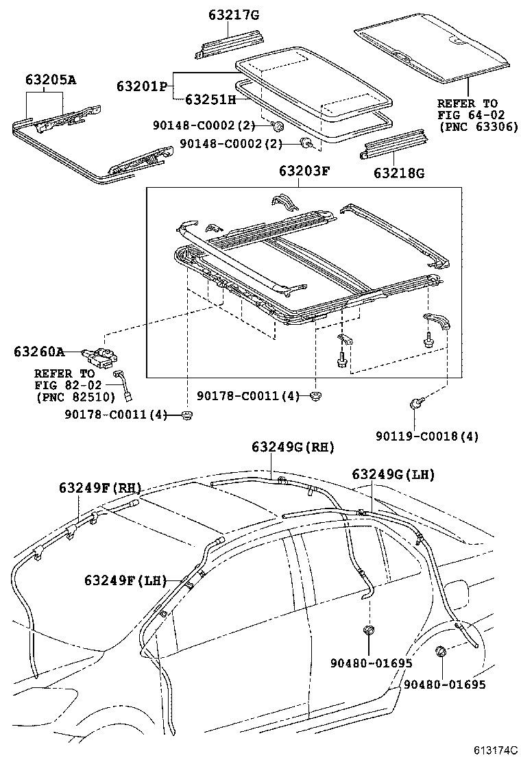63144-0D030 REINFORCEMENT, ROOF PANEL, NO.4 product image