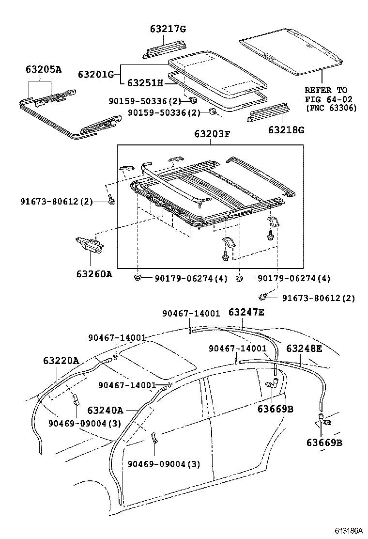 63111-30710 PANEL, ROOF product image