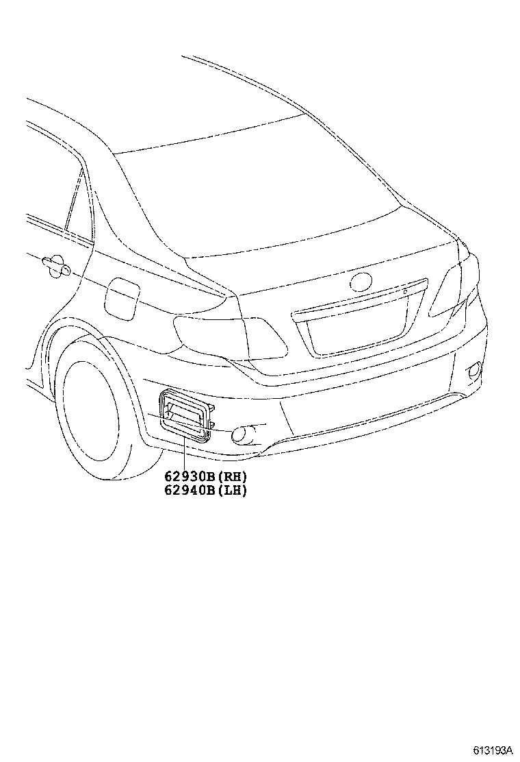 Toyota 62940-02110 DUCT ASSY, QUARTER VENT, RH