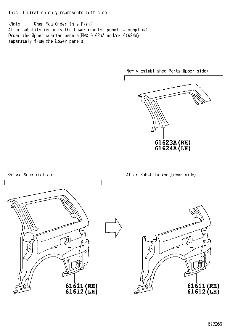 61027-58011 PILLAR SUB-ASSY, FRONT BODY, OUTER RH product image