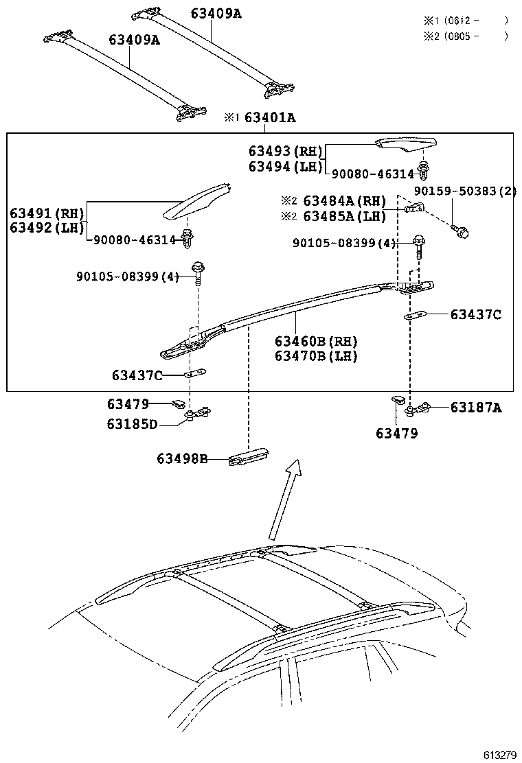 63201-48080 GLASS SUB-ASSY, SLIDING ROOF product image