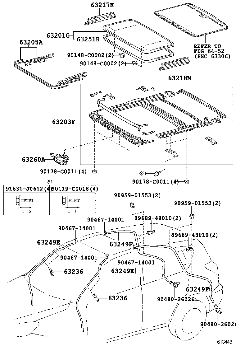 63118-0R020 SUPPORT, ROOF PANEL, RH product image