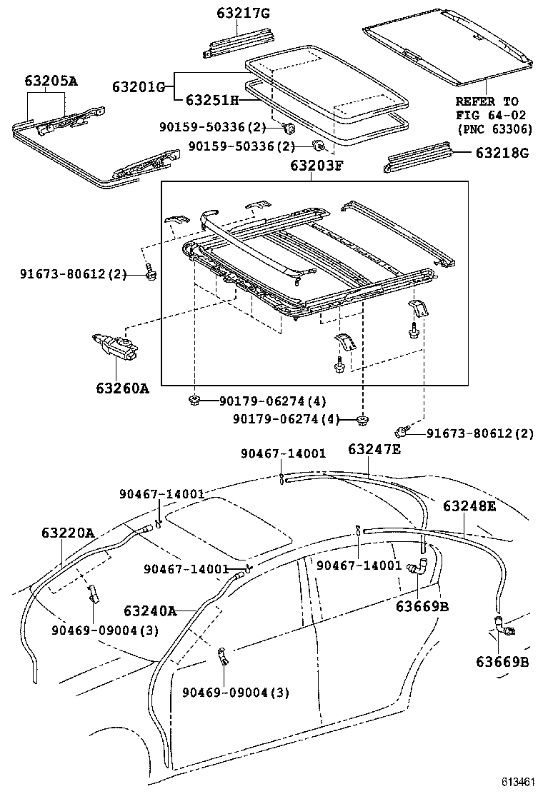63111-30760 PANEL, ROOF product image
