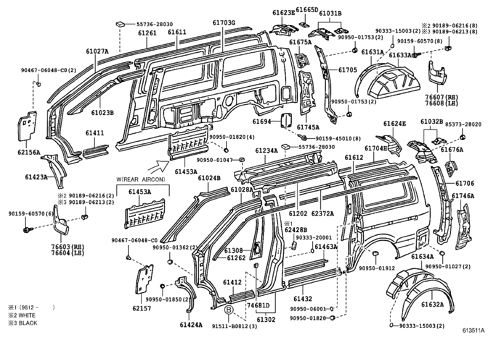 61021-28010 PILLAR SUB-ASSY, FRONT BODY, OUTER RH product image
