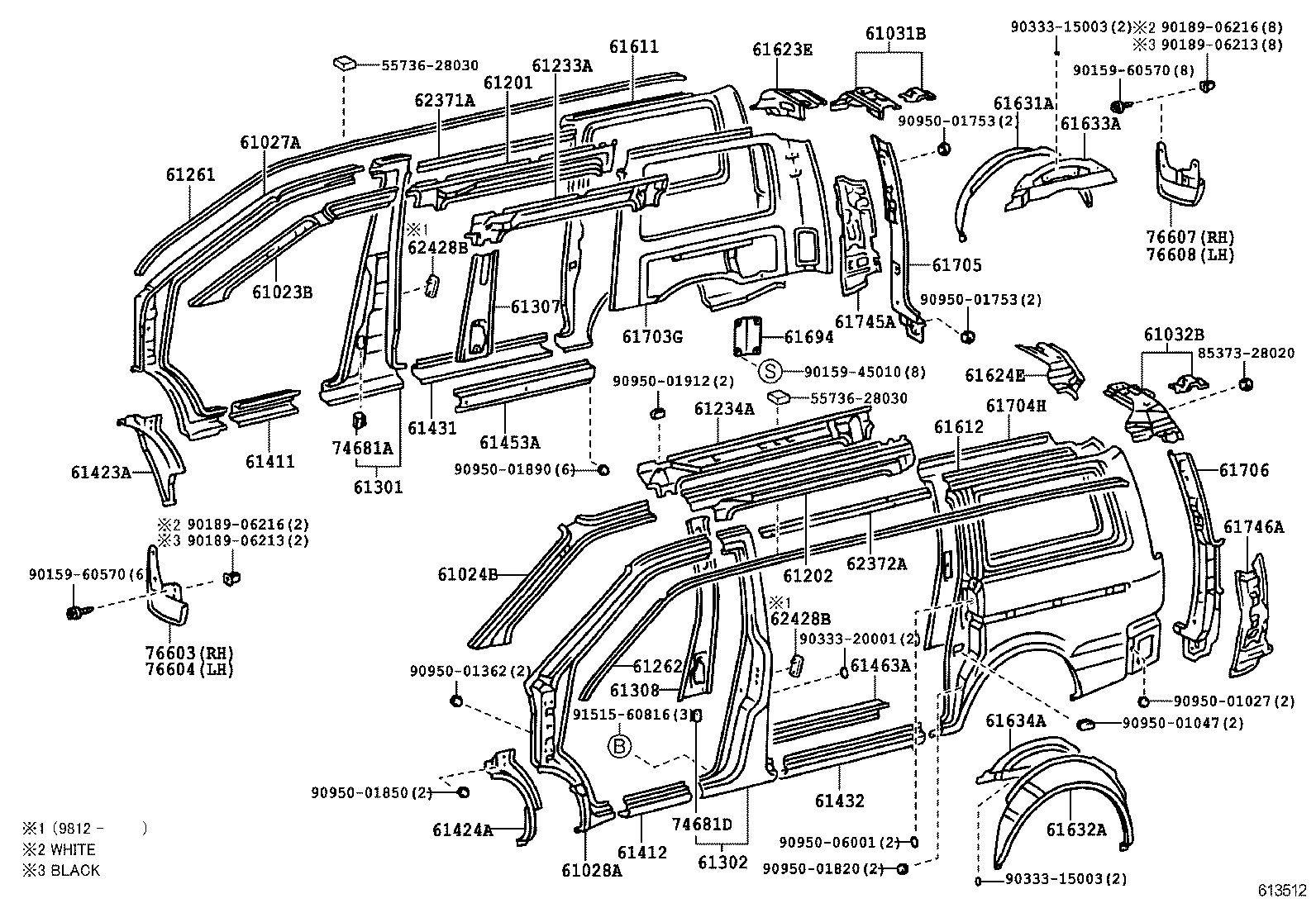 61021-28010 PILLAR SUB-ASSY, FRONT BODY, OUTER RH product image
