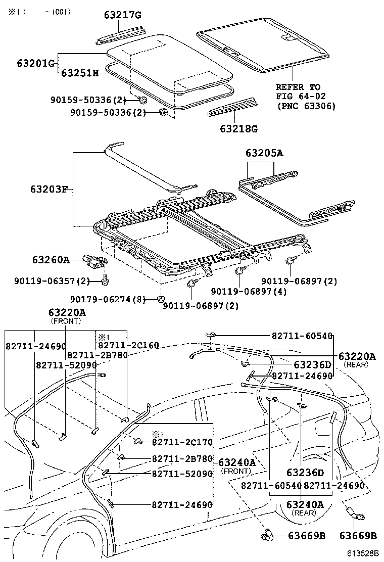 61247-75010 REINFORCEMENT, ROOF SIDE RAIL, INNER product image