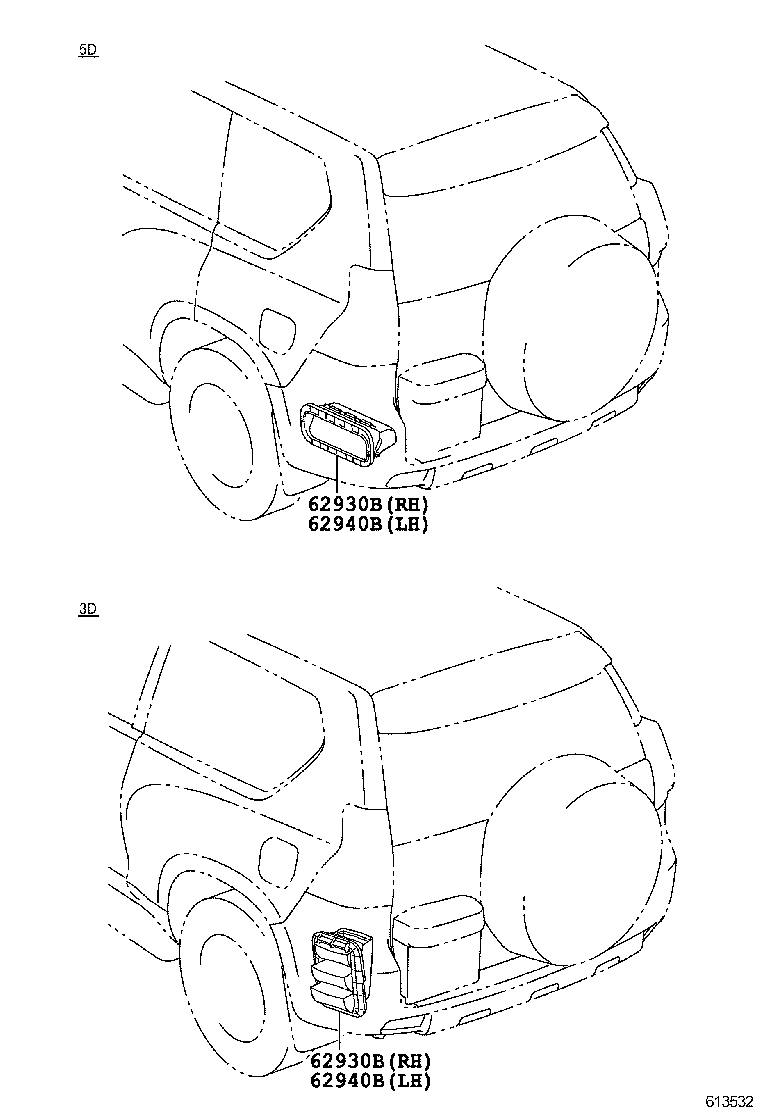 62903-60102 DUCT ASSY, QUARTER VENT, RH product image