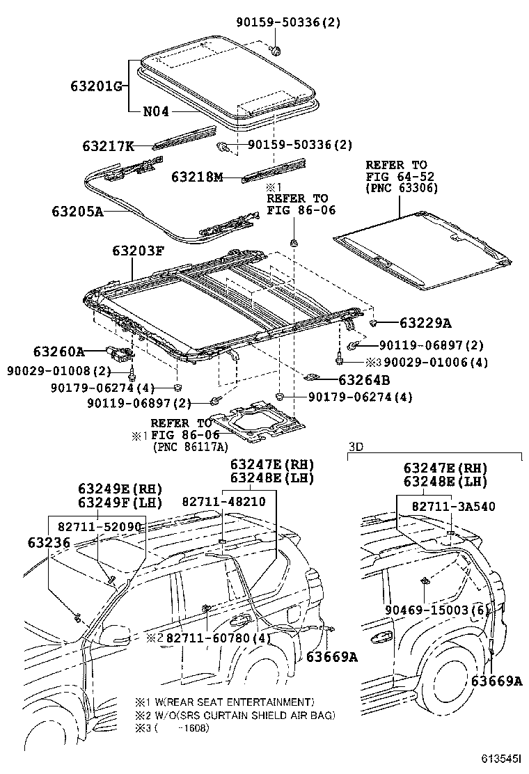 63141-60110 REINFORCEMENT, ROOF PANEL, NO.1 product image