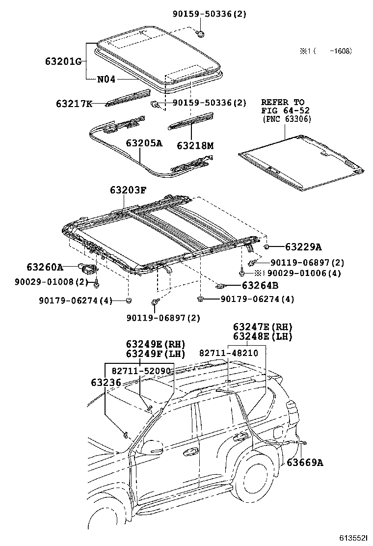 63111-60640 PANEL, ROOF product image