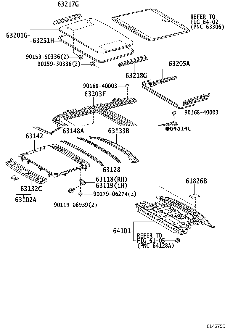 63111-22450 PANEL, ROOF product image