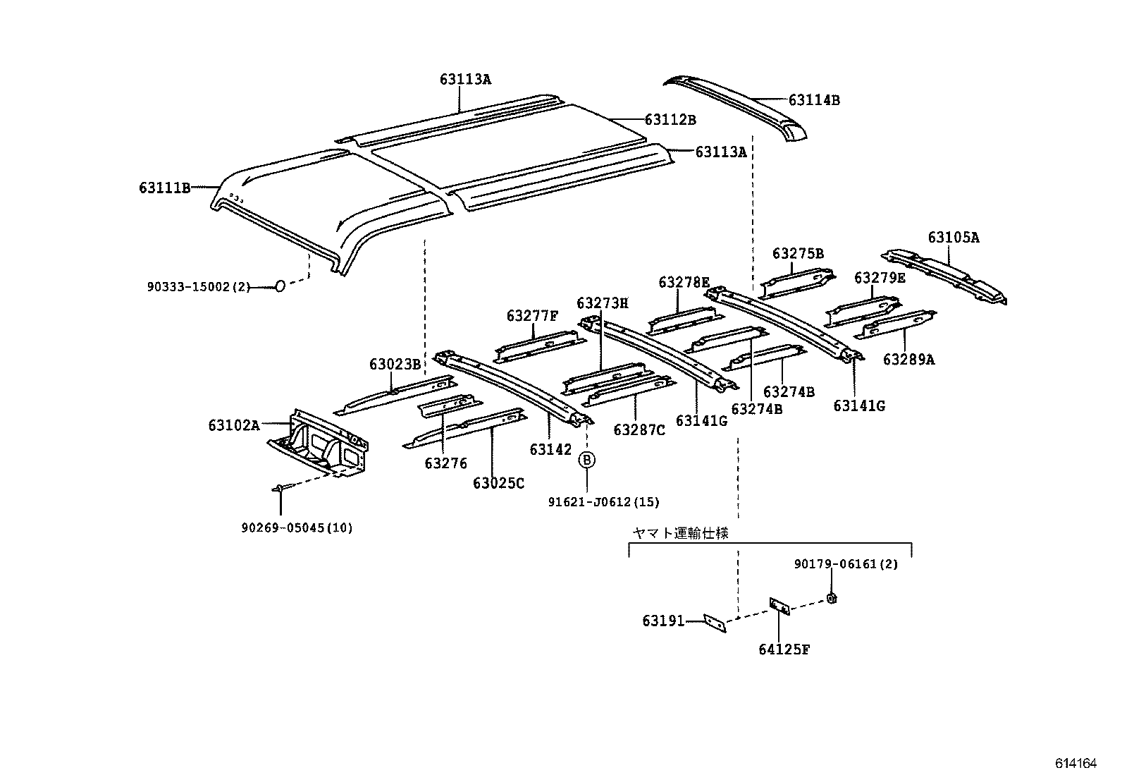 63105-37060 FRAME SUB-ASSY, BACK DOOR OPENING product image
