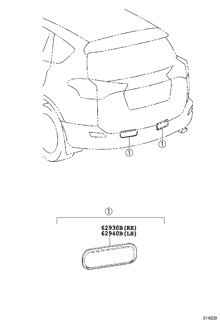 62903-0R030 DUCT ASSY, QUARTER VENT, RH product image