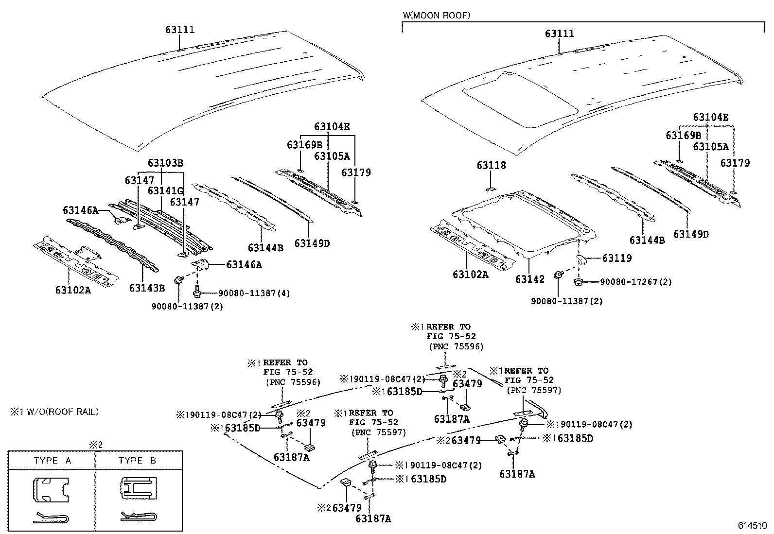63403-0R010 COVER SUB-ASSY, ROOF RACK, REAR RH product image