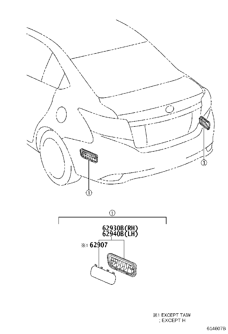 Toyota 62940-0D180 DUCT ASSY, QUARTER VENT, RH