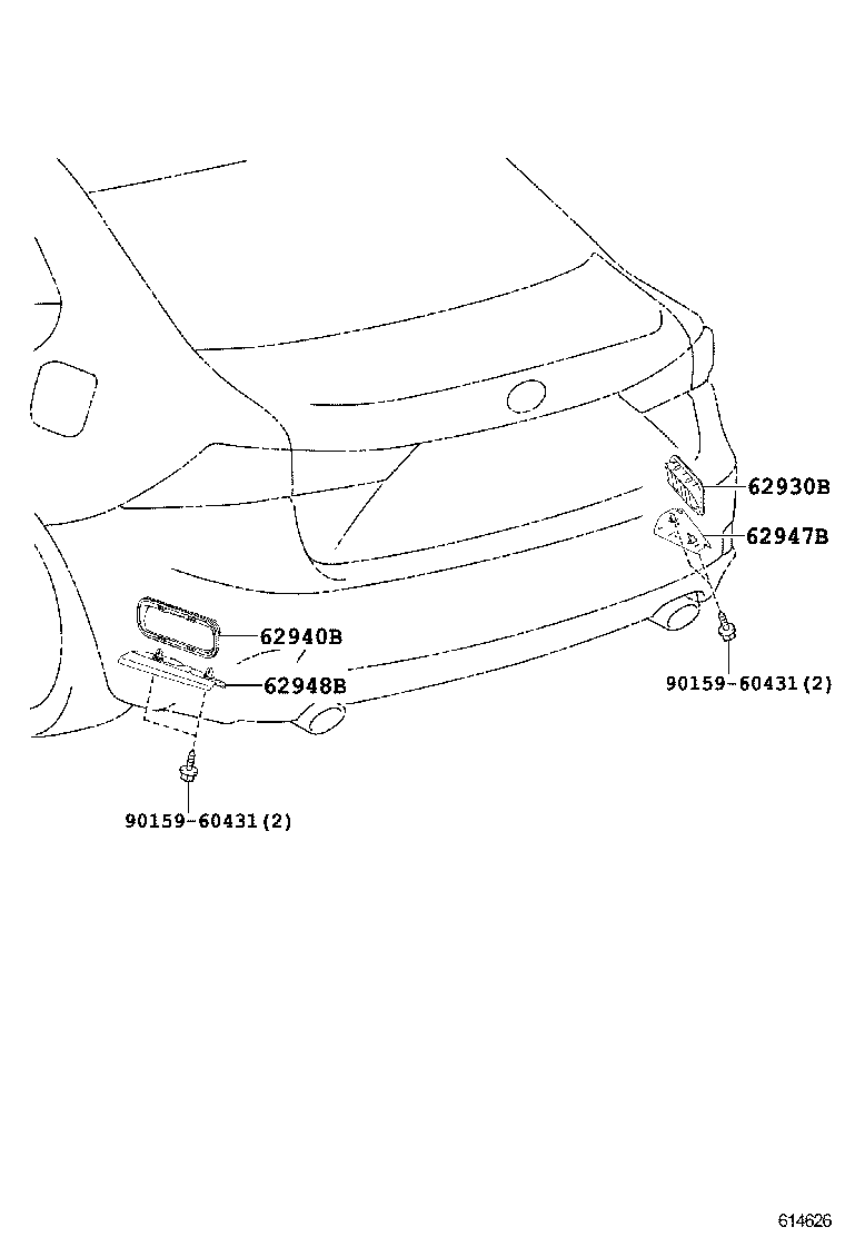 62947-53010 SHIELD, QUARTER VENT DUCT WATER, RH product image