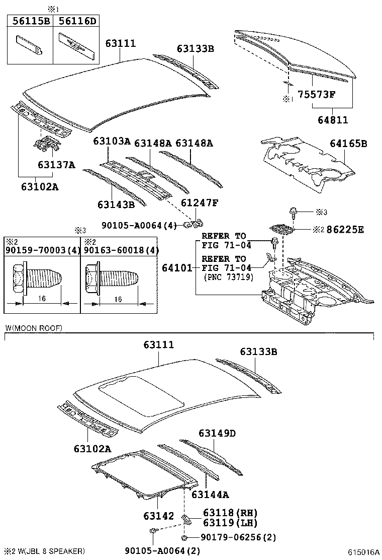 64101-06360 PANEL SUB-ASSY, UPPER BACK product image