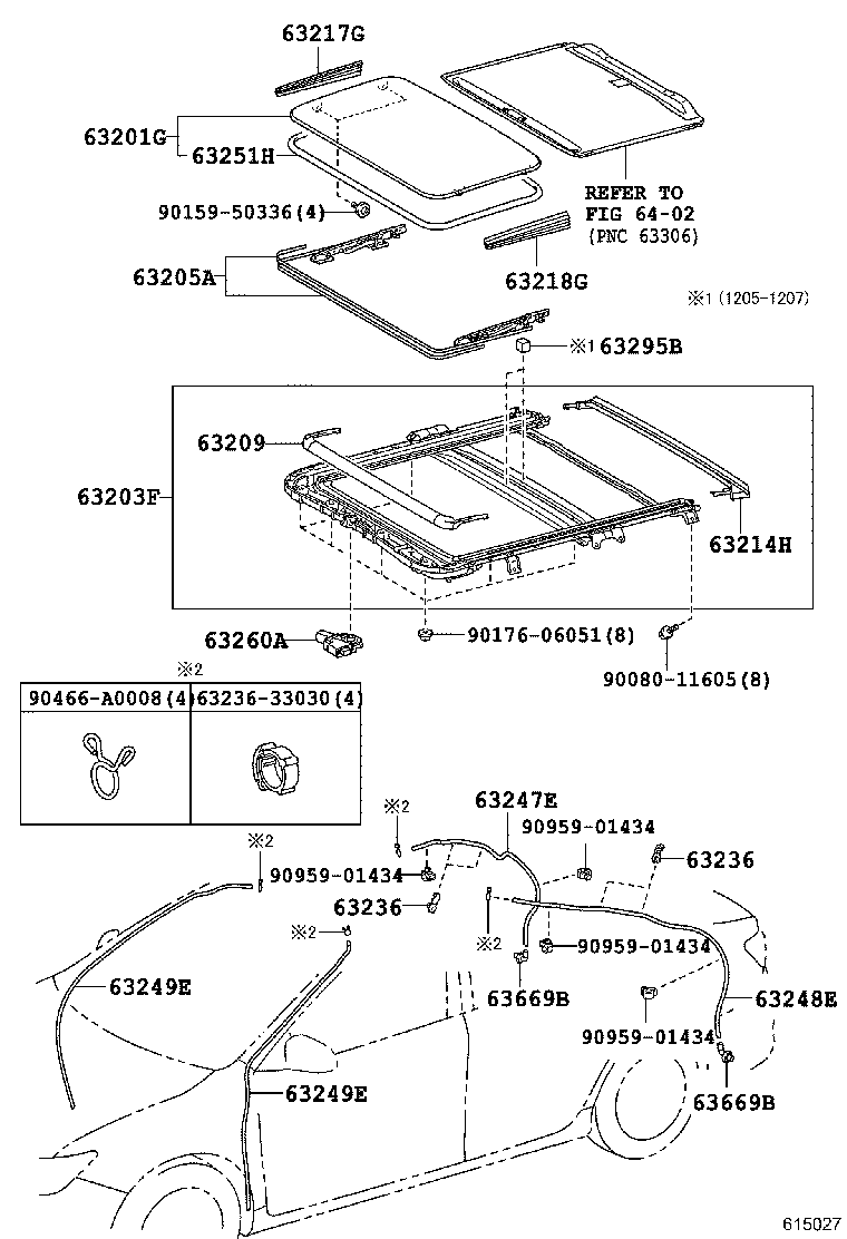 64101-06280 PANEL SUB-ASSY, UPPER BACK product image