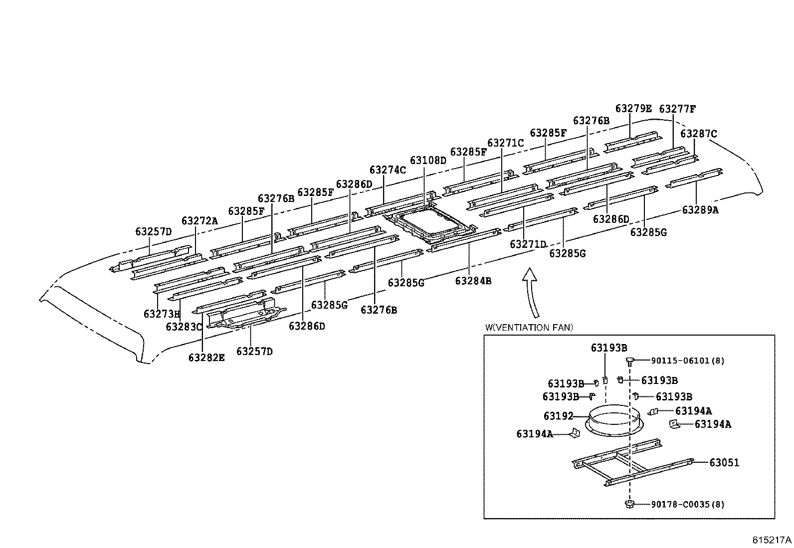63015-0S010 FLANGE, BOOST VENTILATOR HOLE product image