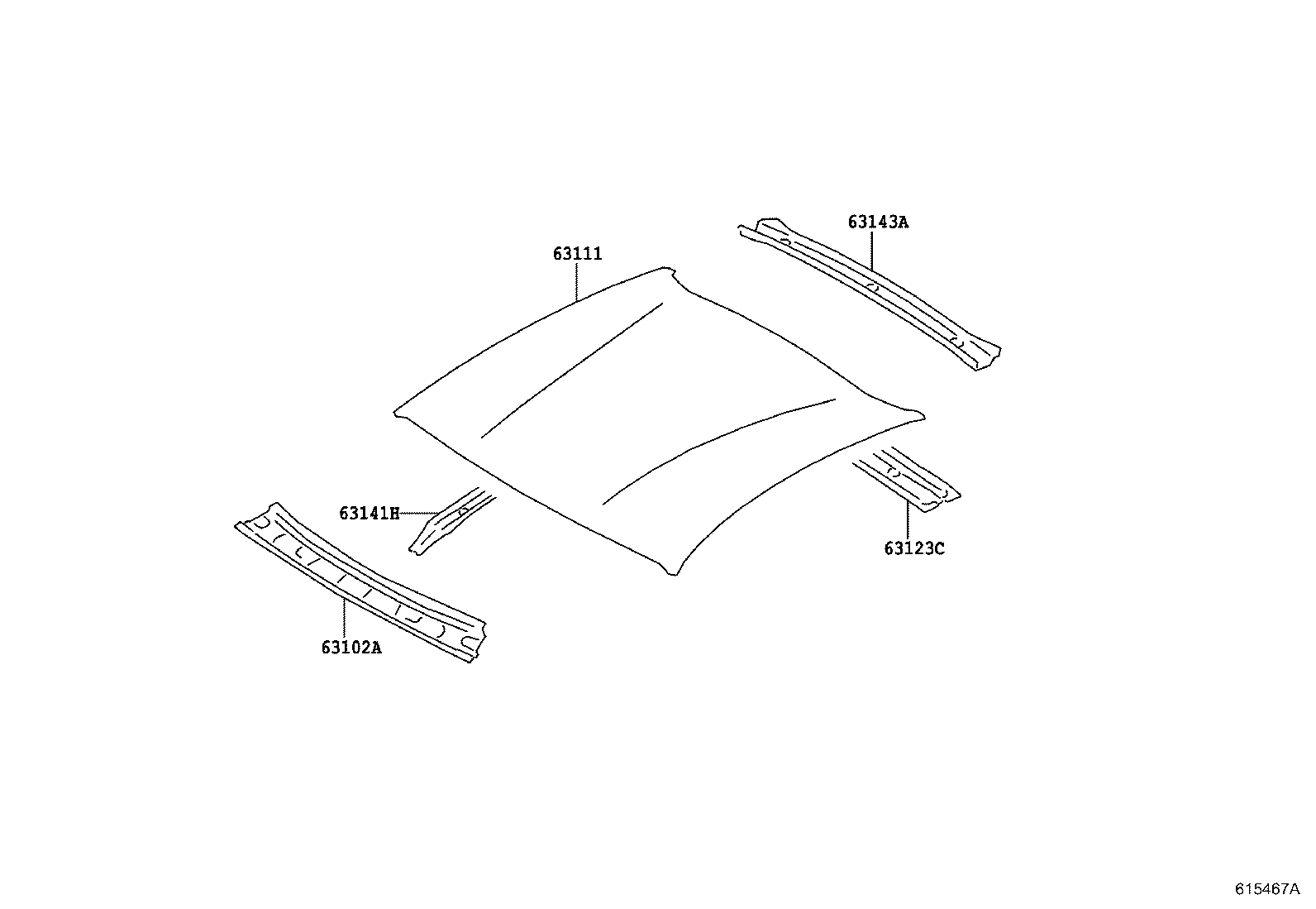 64810-18010 GLASS, BACK WINDOW product image