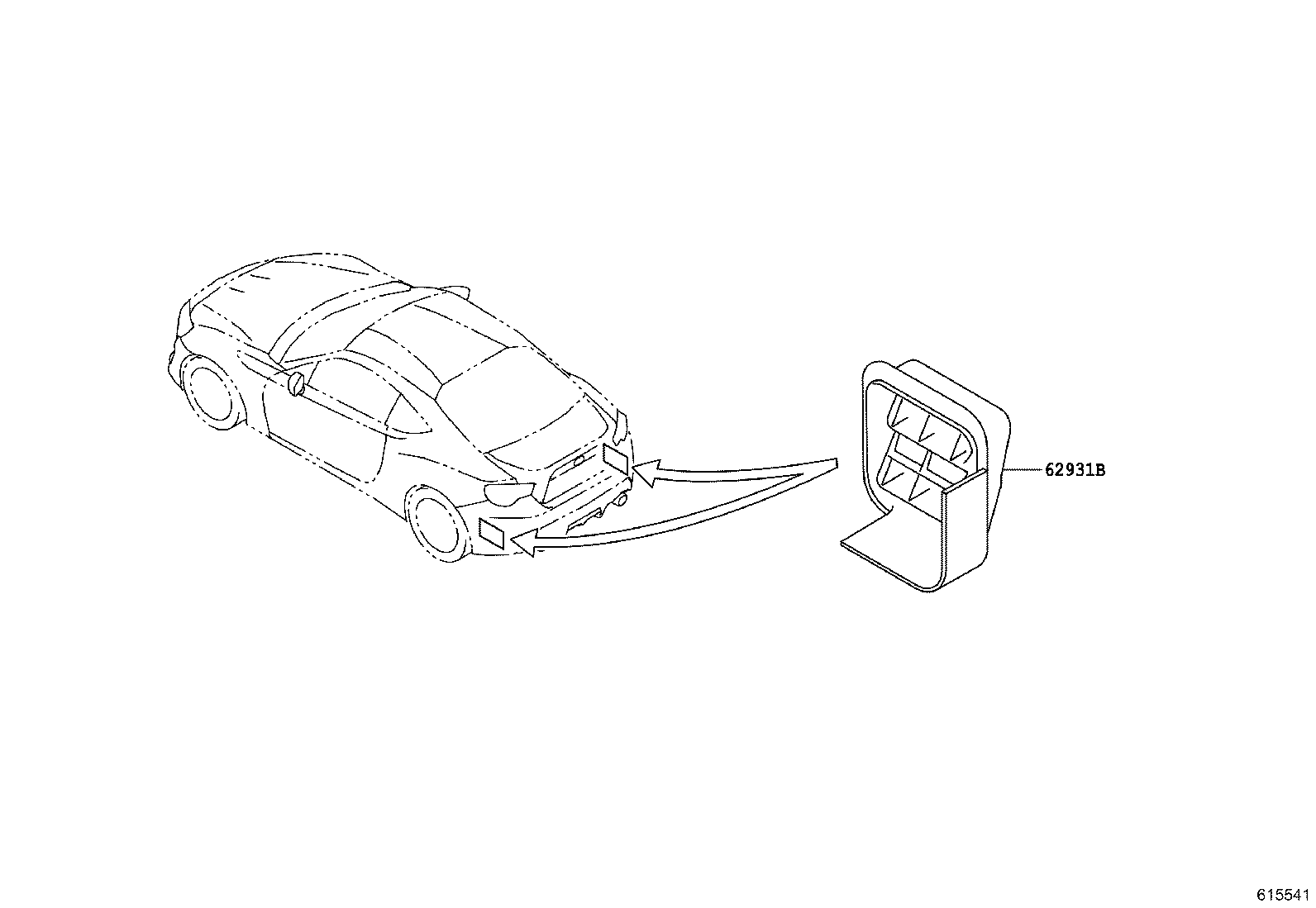 SU003-07831 DUCT, QUARTER VENT product image