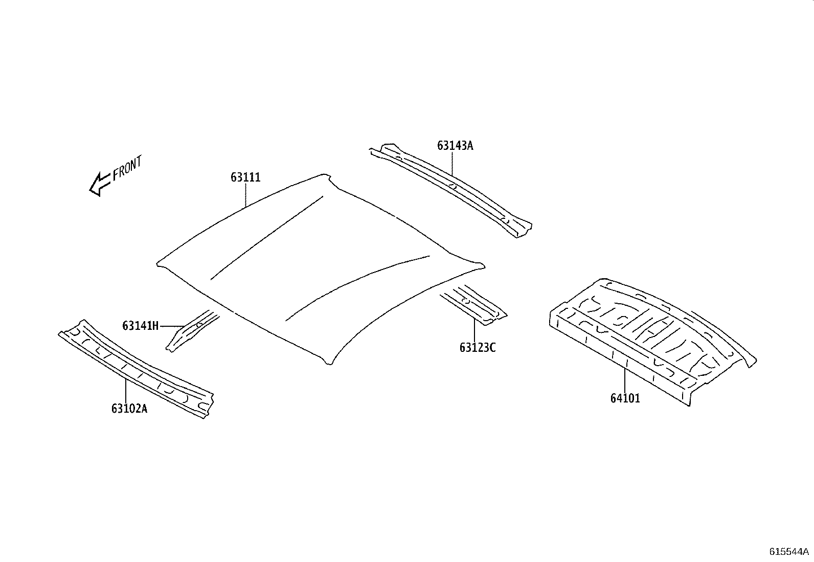SU003-G0009 GLASS, BACK WINDOW product image