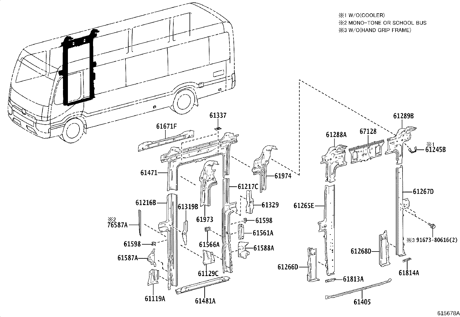 52133-36020 BRACKET, FRONT BUMPER, RH product image