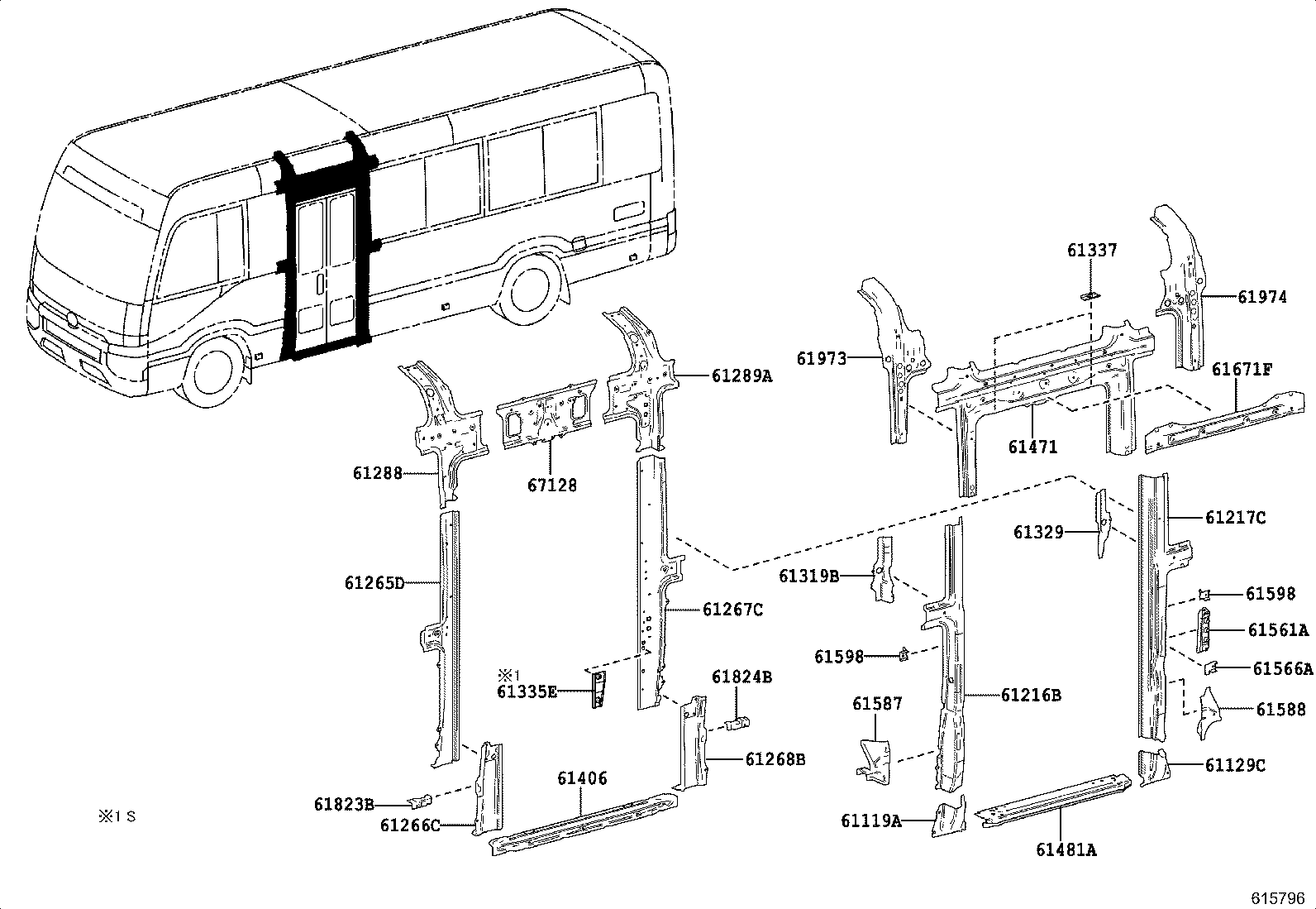 53797-36030 PROTECTOR, SIDE TURN SIGNAL LAMP product image