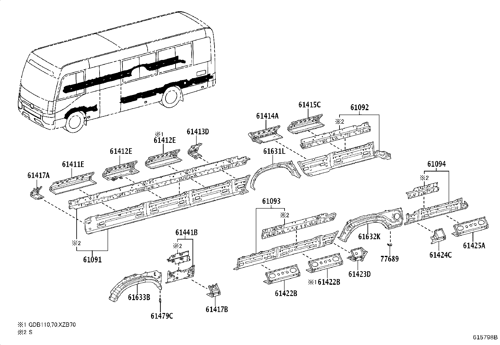 53797-36030 PROTECTOR, SIDE TURN SIGNAL LAMP product image