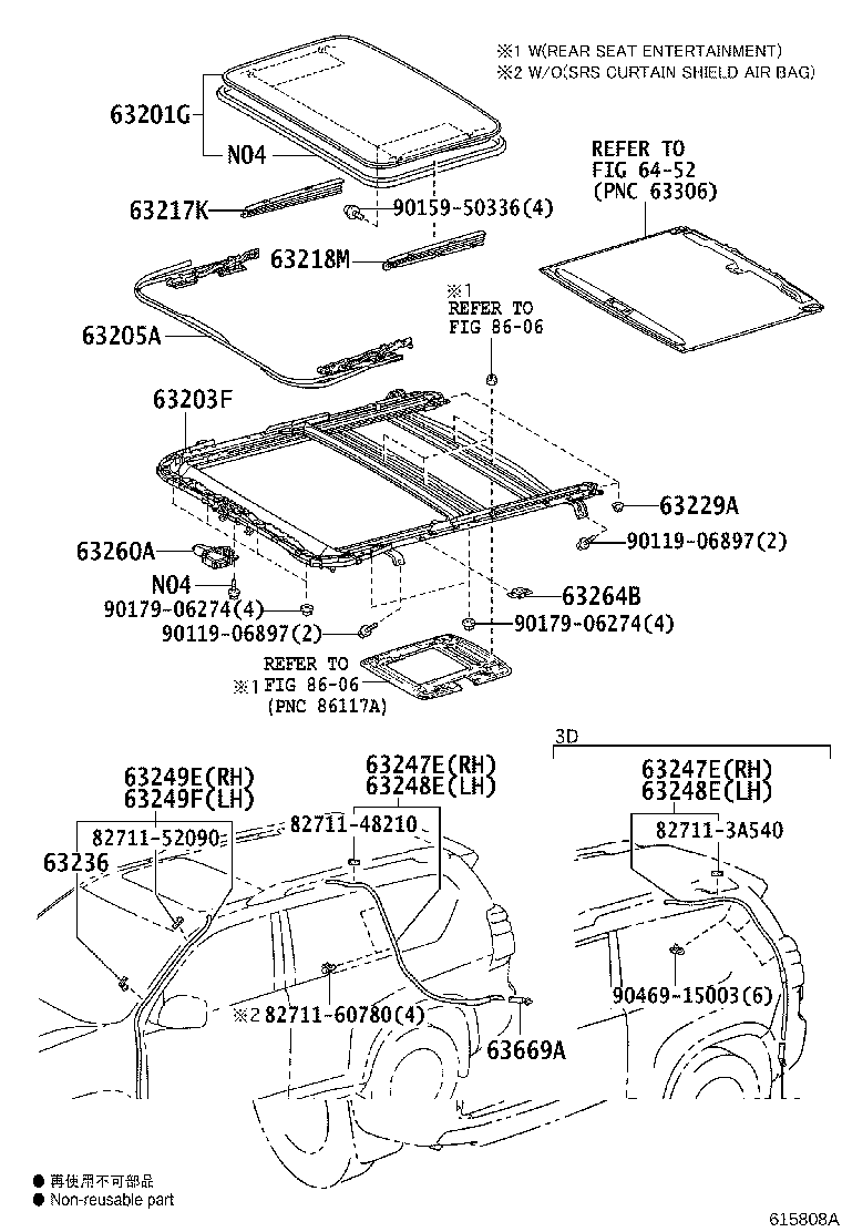 63470-WQ010 RACK ASSY, ROOF, LH product image