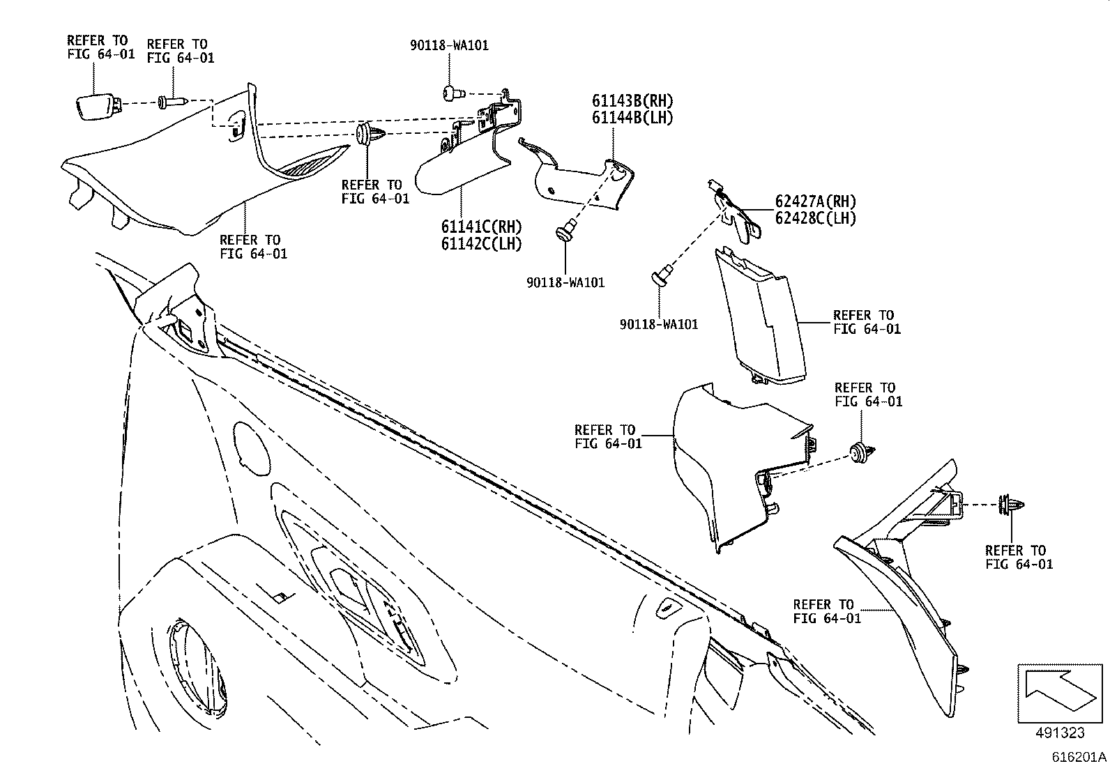 Thumbnail 3 for 61605-WAA01