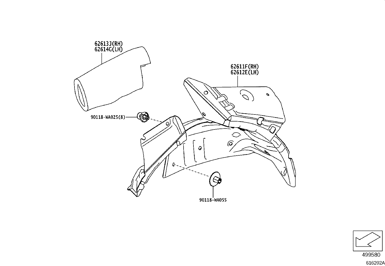 Thumbnail 4 for 61605-WAA01