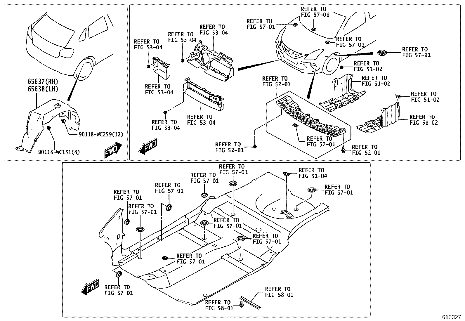 61111-WC003 PANEL, QUARTER, RH product image