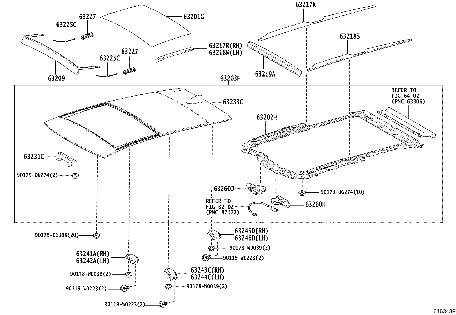 63111-02670 PANEL, ROOF product image