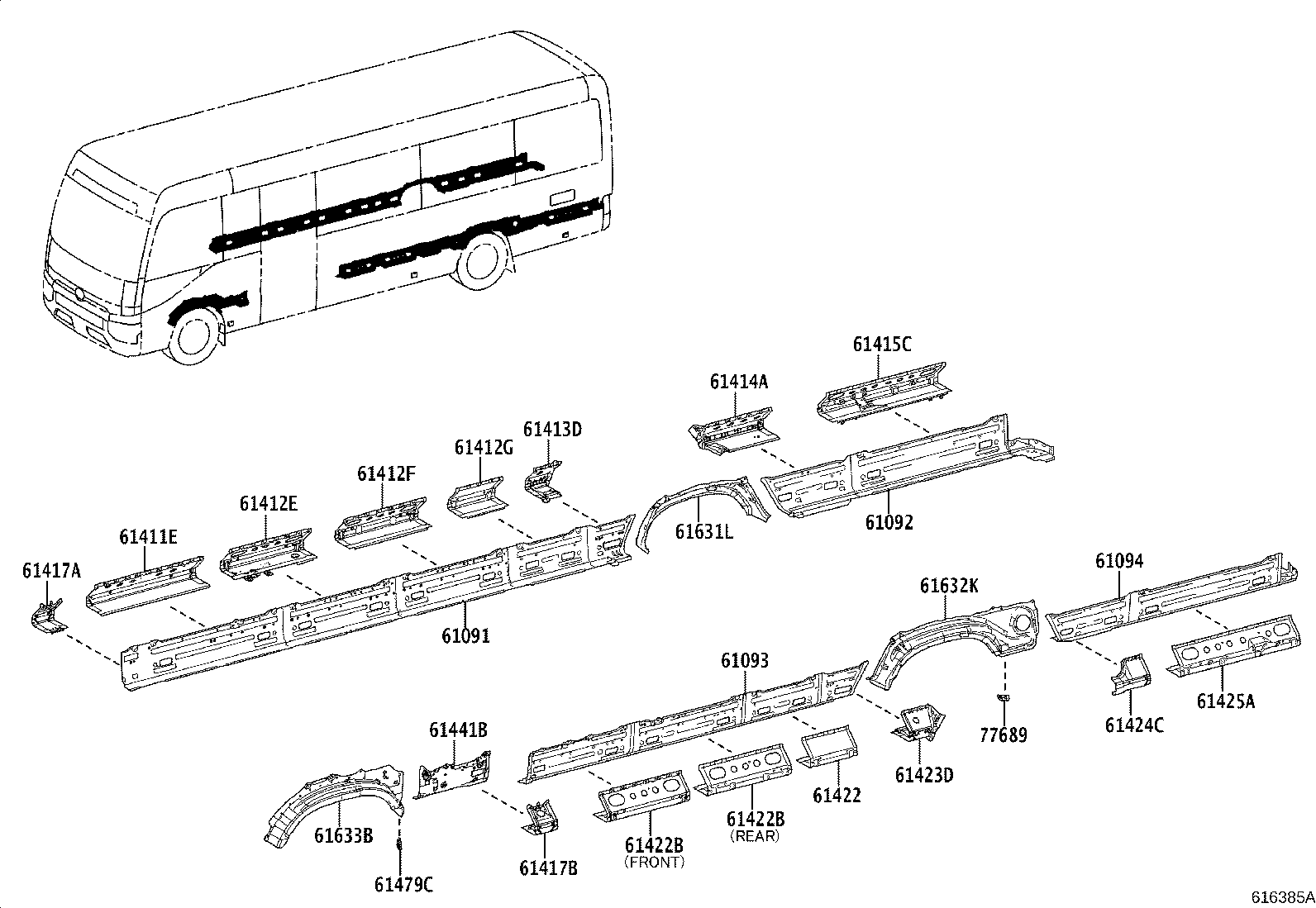 53797-36030 PROTECTOR, SIDE TURN SIGNAL LAMP product image