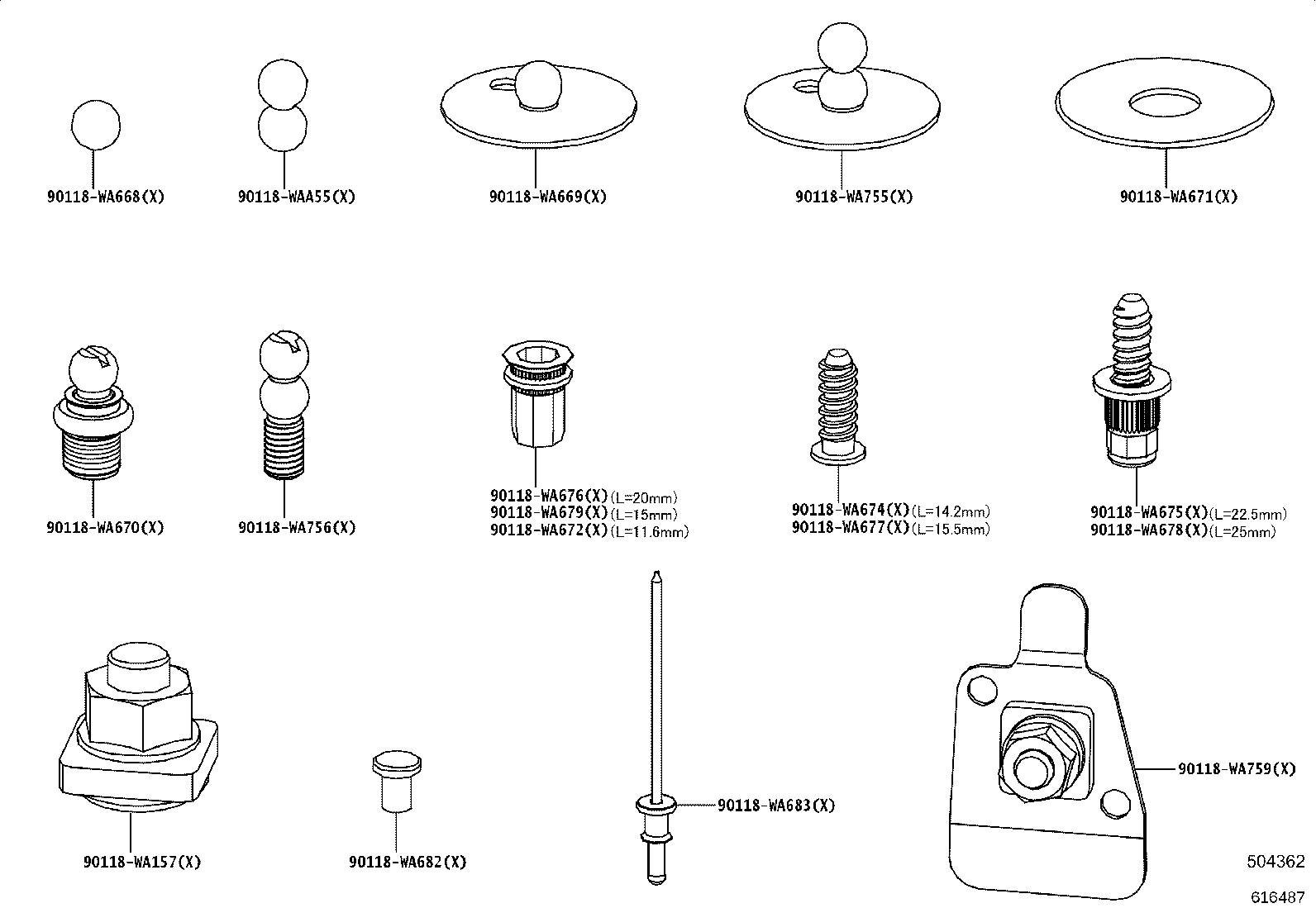 Thumbnail 6 for 61605-WAA01