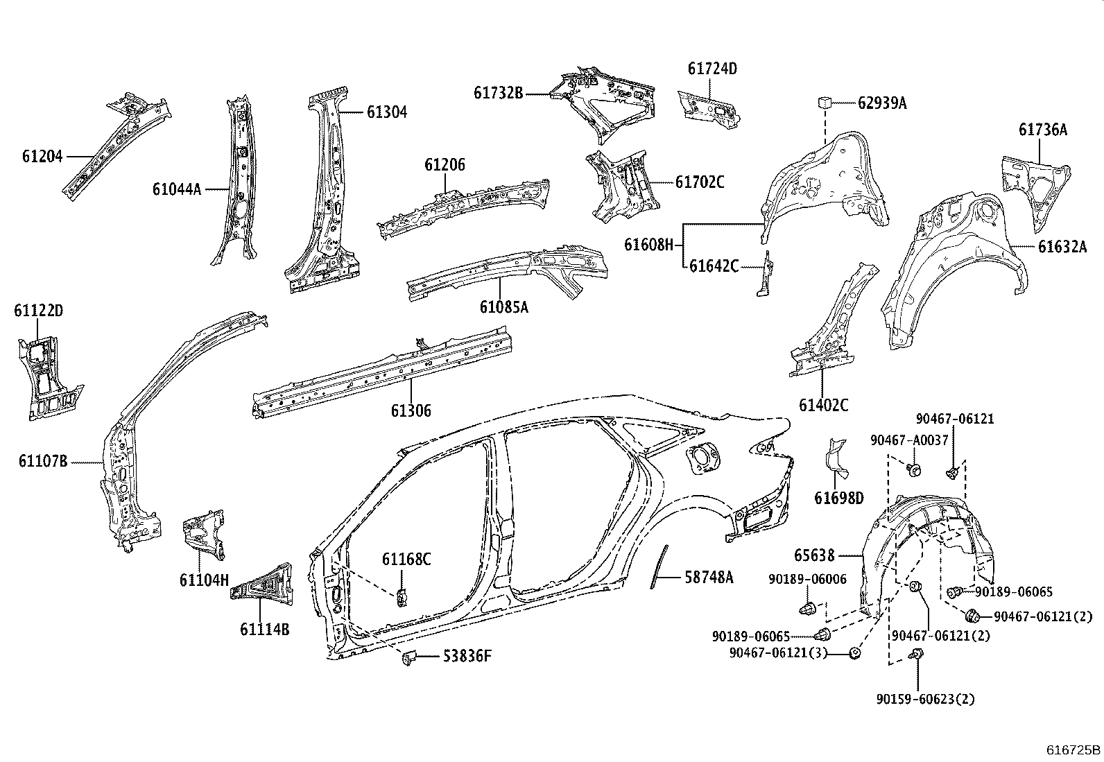 Thumbnail 3 for 61602-07100