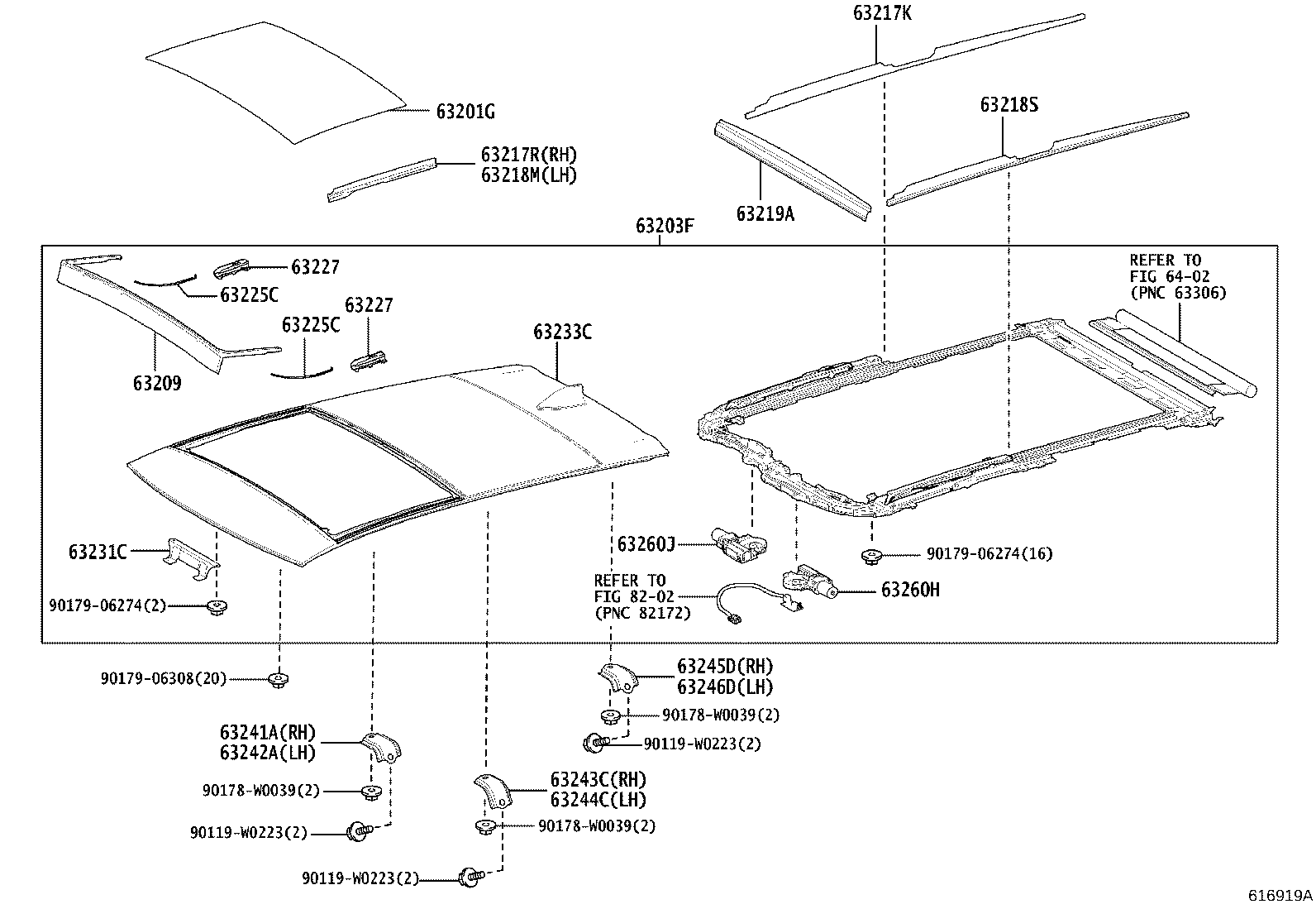 63111-02670 PANEL, ROOF product image