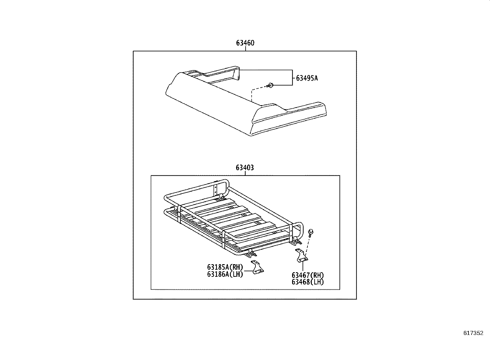 63141-37142 REINFORCEMENT, ROOF PANEL, NO.2 product image
