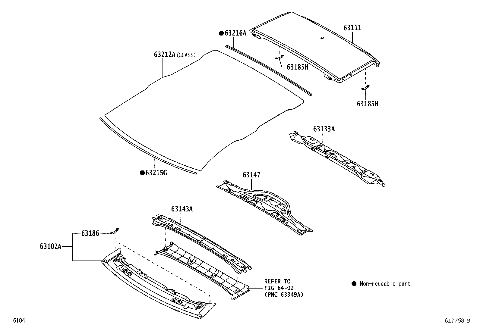 63111-BZ400 PANEL, ROOF product image