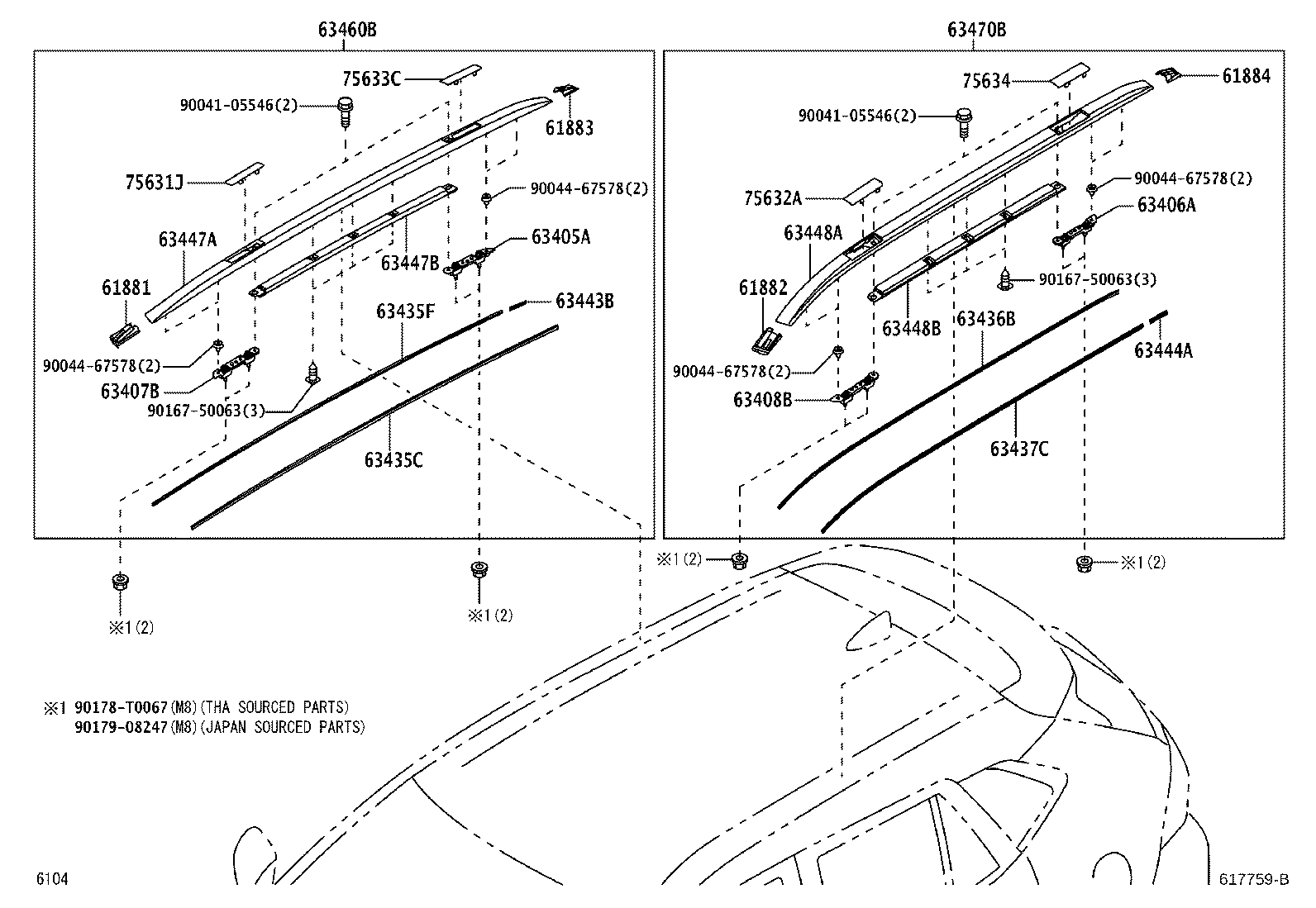 63111-BZ400 PANEL, ROOF product image