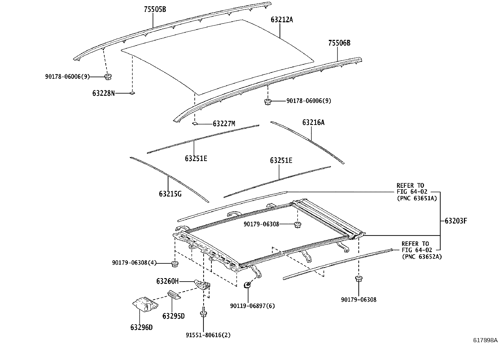 63111-40070 PANEL, ROOF product image