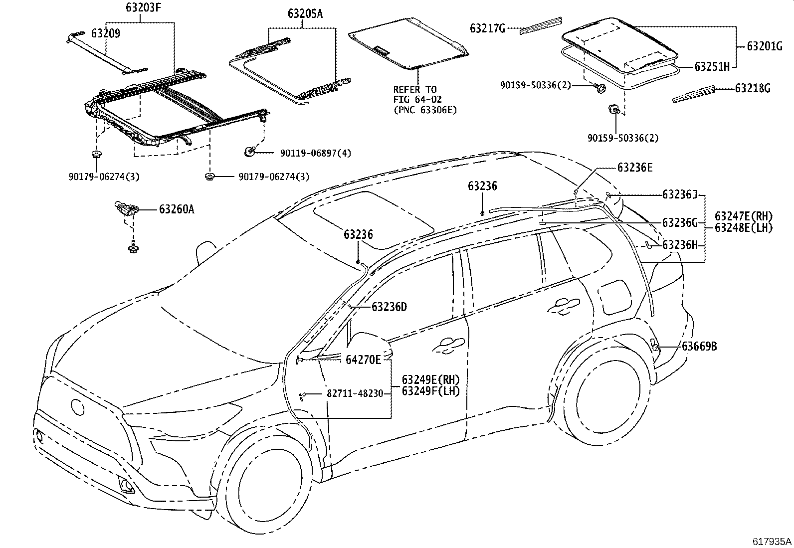 63142-K1010 REINFORCEMENT, ROOF PANEL, NO.2 product image
