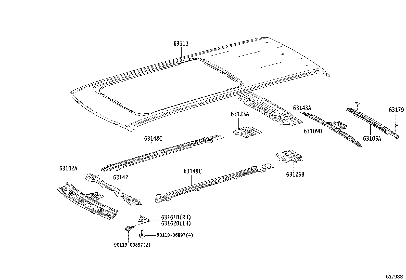 63201-60901 Toyota Reference Part product image