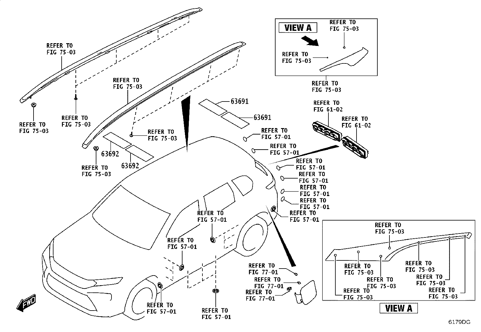 63209-WC003 PANEL SUB-ASSY, ROOF WIND DEFLECTOR product image